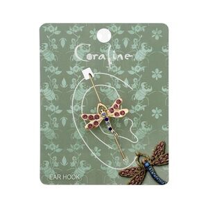NEW Coraline Dragonfly Ear Hook Earring